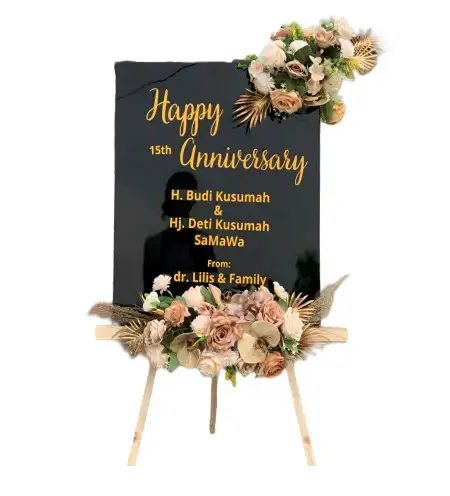 Papan Bunga Akrilik Cideng