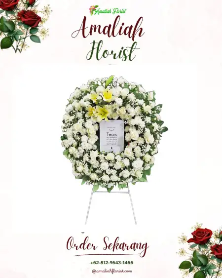 Krans Bunga Duka Cideng